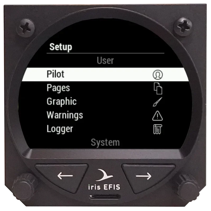LX IRIS EFIS | Digital Airspeed, Altitude & VSI Display — Mini-Max USA
